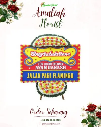 Bunga Papan Congratulation di Alila Solo